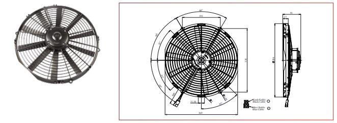 KORMAS 24V FAN MOTORU EMİCİ AKSİYEL 14 