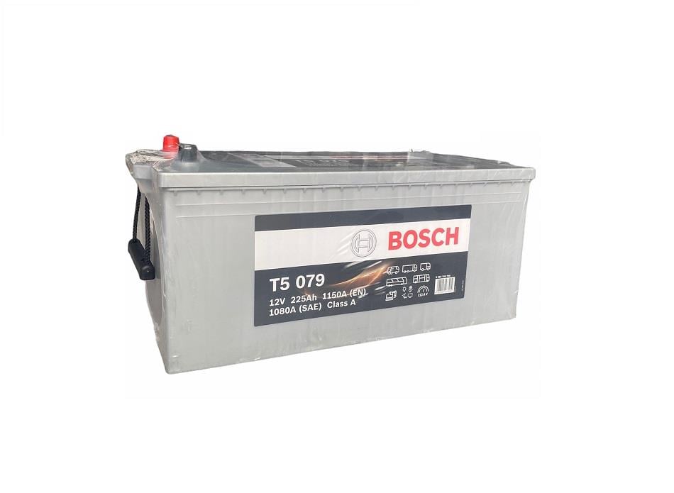 BOSCH 12V 225 AH AKÜ 1150 A (EN) (T5 079) (T5 079) (518*275*242) (TAM KAPALI)
