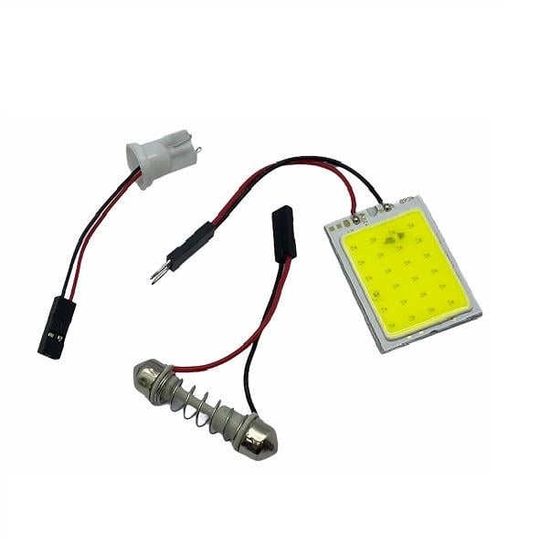 12V COB LED BEYAZ 24 LEDLİ (T10 DİPSİZ/SOFİT) UNIVERSAL (25 X 35)