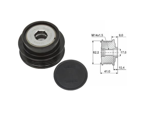 INA ALTERNATÖR KASNAK RULMANLI 4-KANAL TOYOTA AURIS/YARIS 2010 >