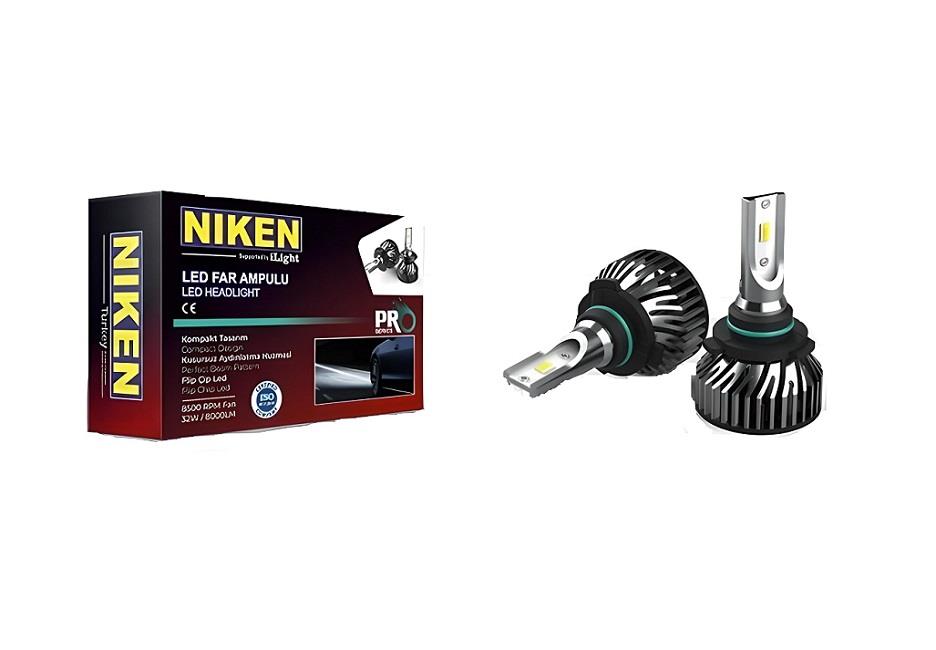 NIKEN 12V H10 CSP LED XENON FAR AMPUL SETİ 6500K 8000 LÜMEN
