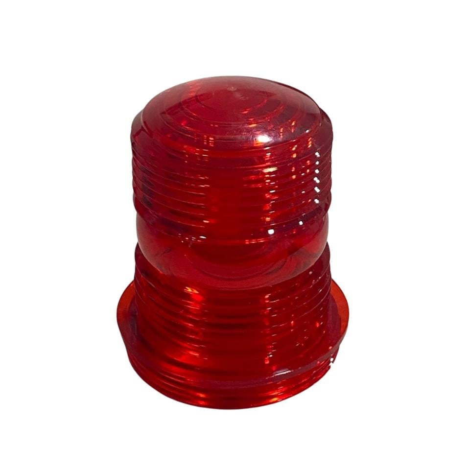 PROTEC ÇAKAR FLAŞ LAMBA CAMI KIRMIZI (BORU TİP) (56*86 MM)