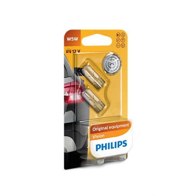 PHILIPS 12V DİPSİZ AMPUL T10 5W STANDART (2 AD)