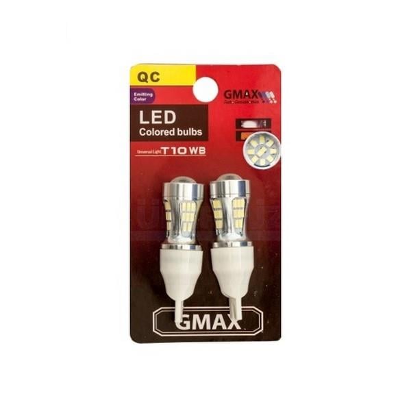 12V DİPSİZ AMPUL T10/T15 (57 LEDLİ) MERCEKLİ BEYAZ CB (2 AD)