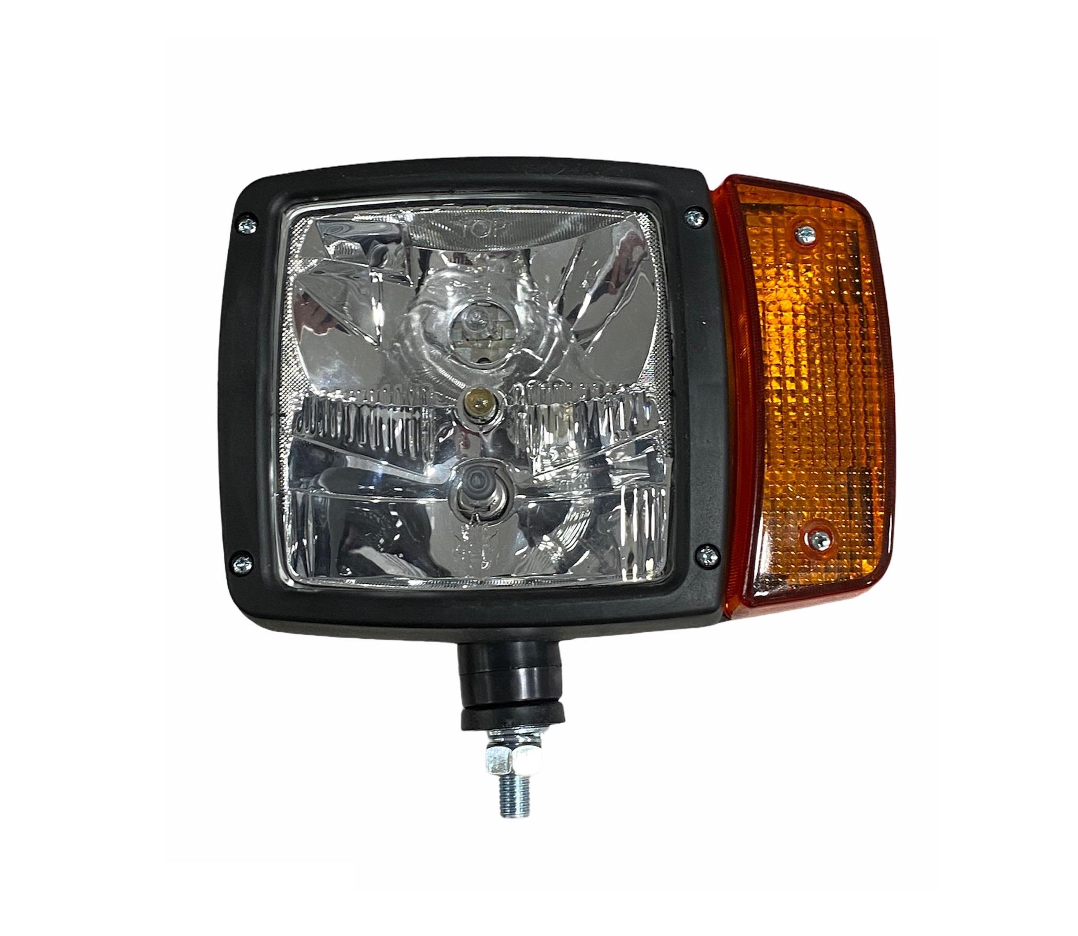 12V ÖN FAR SİNYALLİ (SOKETLİ ALTTAN BAĞLANTILI) İŞ MAKİNASI SOL