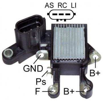 12V ALTERNATÖR KONJEKTÖR DENSO (YAN OVAL SOKET 3 FİŞ) (AS-RC-LI) RANGE ROVER 4.2/4.4 TDI