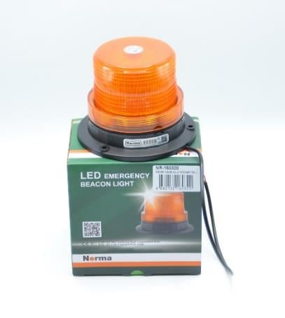 12V-110V ÇAKAR FLAŞ TEPE LAMBA MIKNATISLI KABLOLU 60 LEDLİ (85*93 MM) SARI 