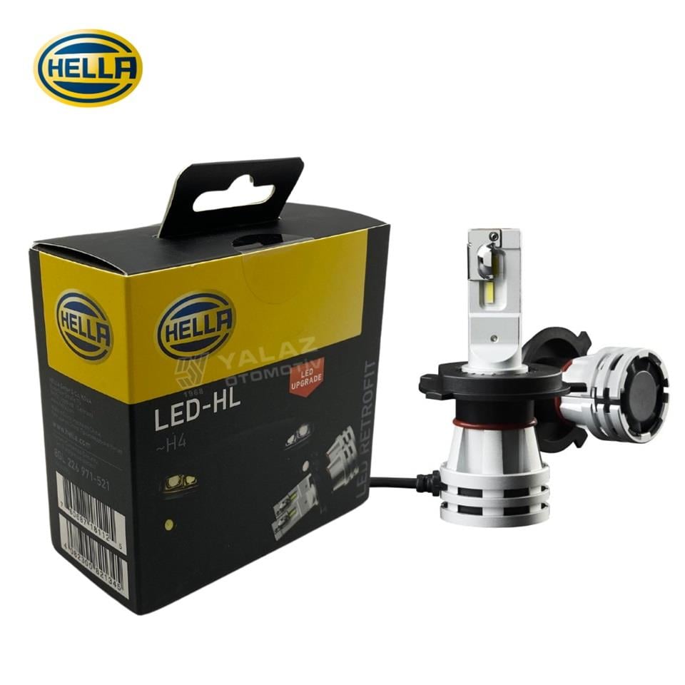 HELLA 12V-24V H4 CSP LED XENON FAR AMPUL SETİ 6500K 