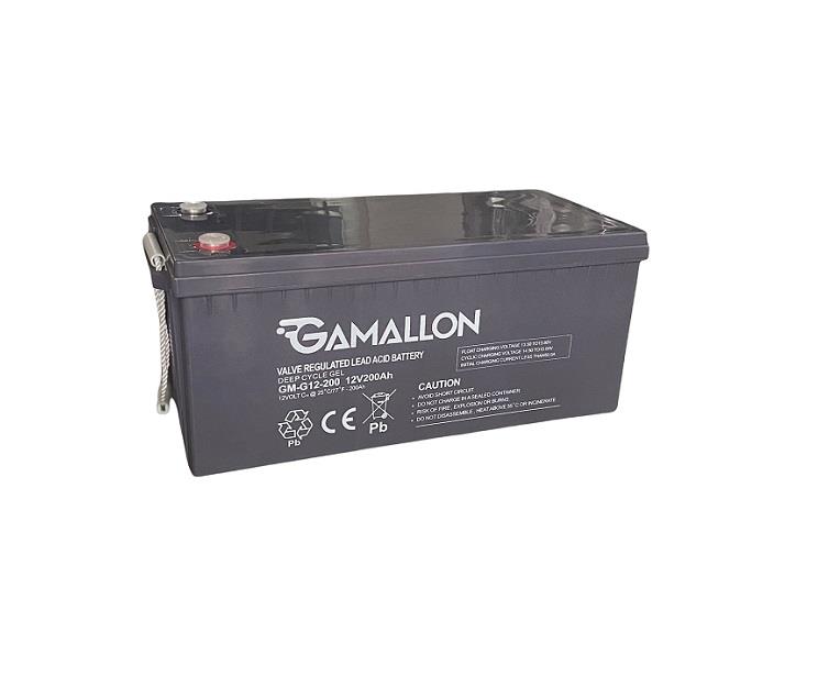 GAMALLON 12V 200 AH JEL AKÜ (520*238*223) (57KG)