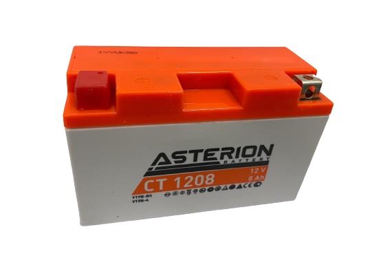 ASTERION 12V 8 AH MOTOSİKLET AKÜSÜ AGM 110 A (EN) (150*66*95) (YT7B-BS)