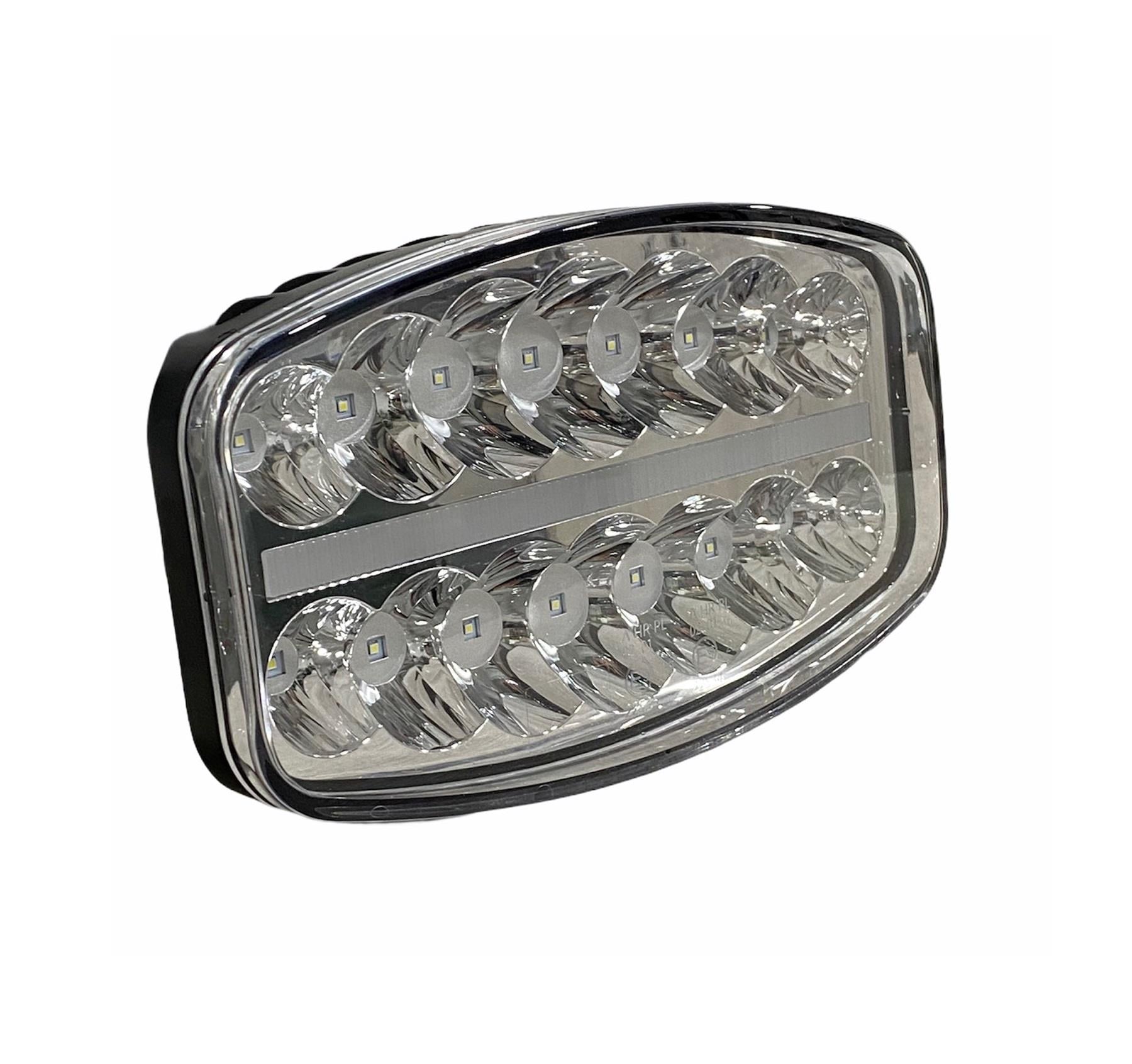 DEMMON 10V-30V GÜNDÜZ SÜRÜŞ LAMBASI (14+10 LEDLİ) (50W+8W) (245*139*91 MM) SARI