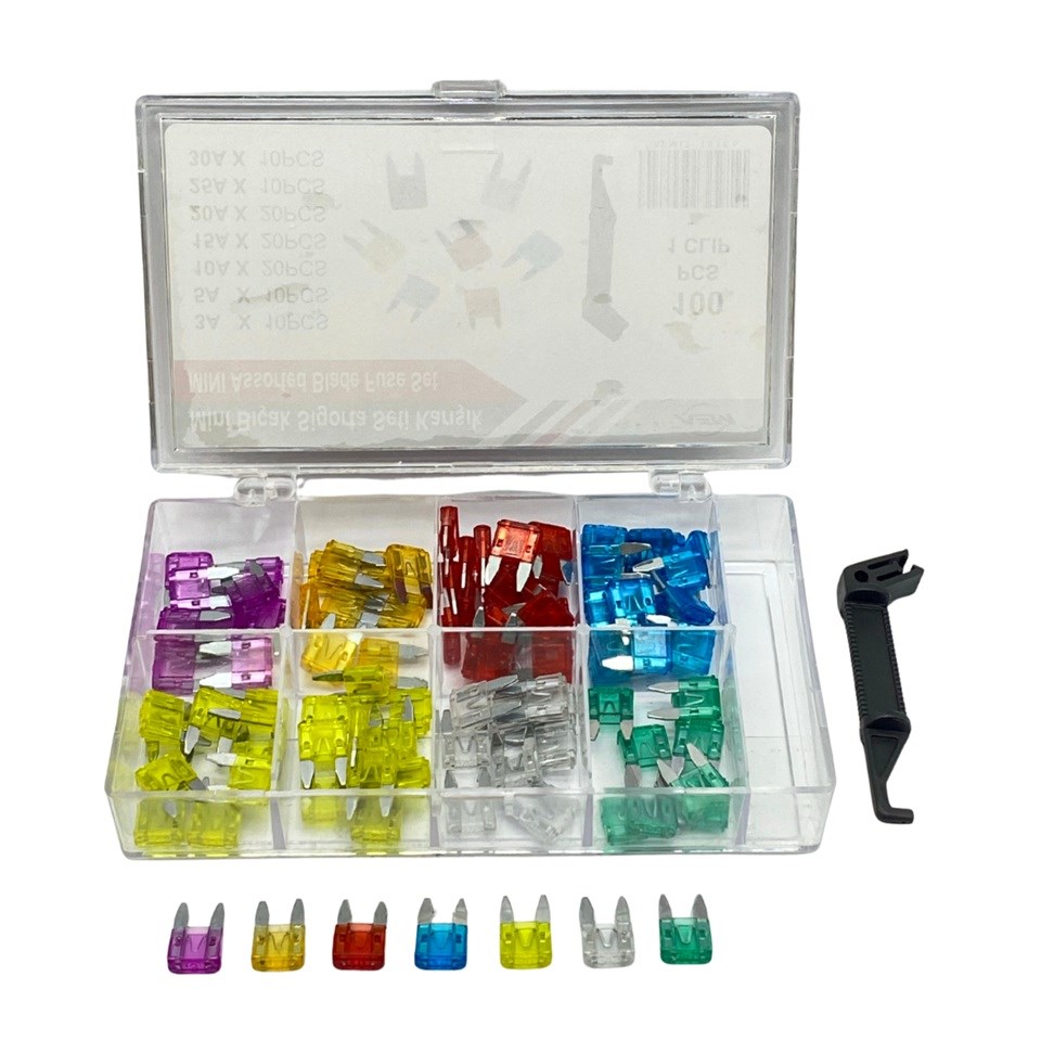 MİNİ BIÇAK SİGORTA KARIŞIK (3 A*5 A*10 A*15 A*20 A*25 A*30 A) (100 AD)