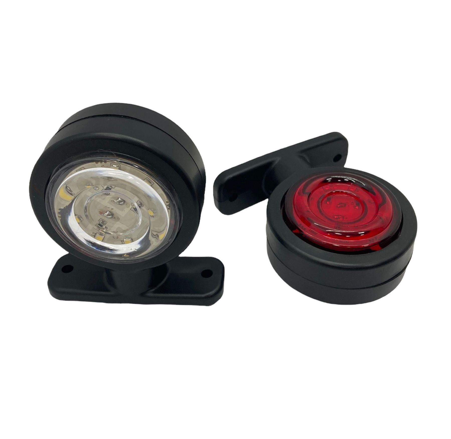 12V-24V TAKOZ LAMBASI MİNİ KIRMIZI-BEYAZ (9 LEDLİ)