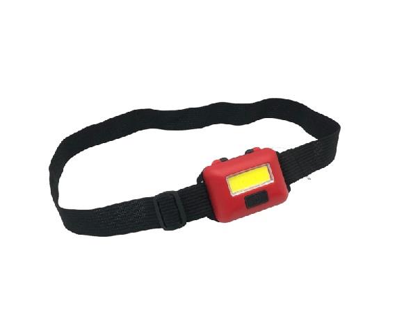 KAFA FENERİ (LEDLİ ALIN ÇALIŞMA LAMBASI) (3 X AAA PİL İLE ÇALIŞIR) KIRMIZI