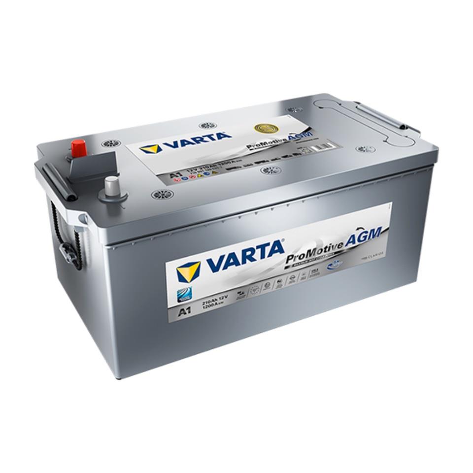 VARTA 12V 210 AH AKÜ AGM PROMOTIVE CCA 1200 A (EN) (TAM KAPALI-BAKIMSIZ) (518*276*242)