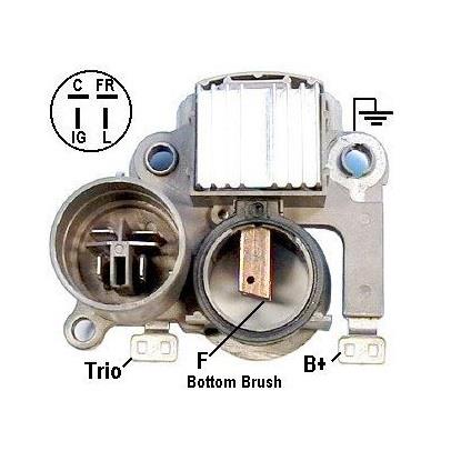 12V KÖMÜRLÜ KONJEKTÖR (4 FİŞ SOKETLİ ) (C-FR-IG-L) HONDA CIVIC/CRX