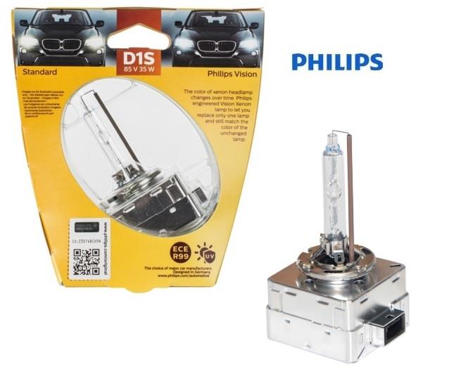 PHILIPS 12V-85V XENON AMPUL D1S 35W 4600K (METAL)