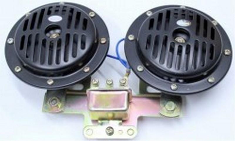 12V DİDİT KORNA SÜPERTON 320/380 HZ (SİYAH) (TAKIM)