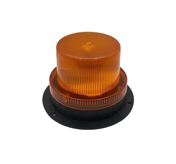 12V-24V ÇAKAR TEPE LAMBA MIKNATISLI ÇAKMAK FİŞLİ 18 LEDLİ (135*90 MM) SARI