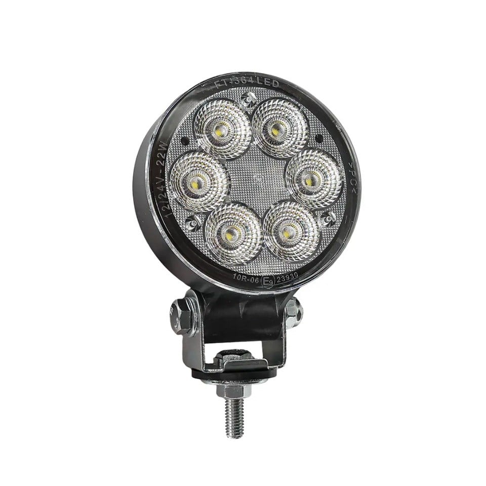 FRISTOM 12V-24V ÇALIŞMA LAMBASI 6-LEDLİ 22W 5700K 2500 LUMEN (114*90 MM)