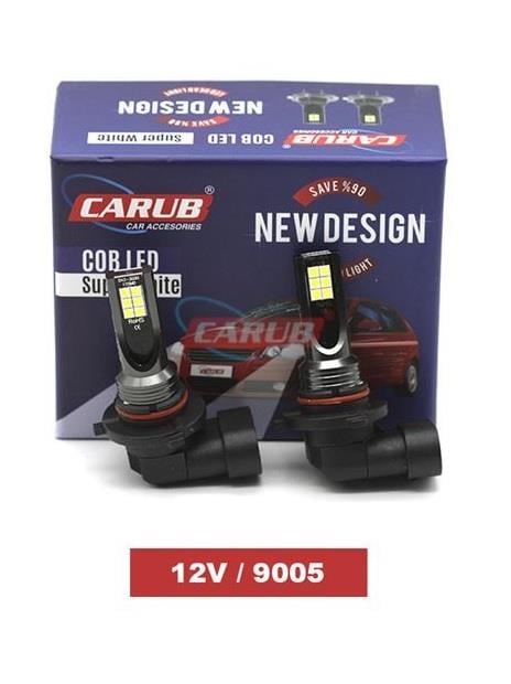 12V-24V HB3 LED FAR AMPUL SETİ (12 LEDLİ) (FANSIZ)