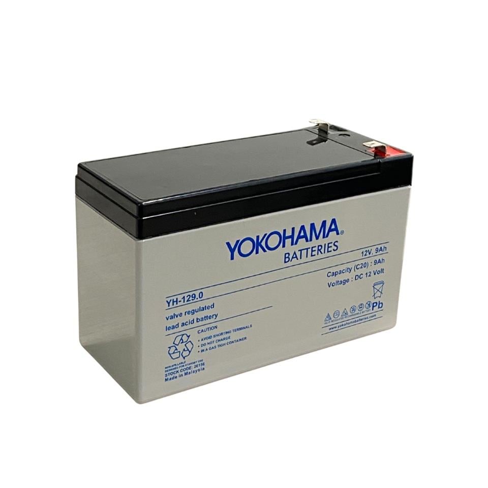 YOKOHAMA 12V 9 AH AKÜ KURU TİP (150*65*90) (BÜYÜK FİŞLİ) 