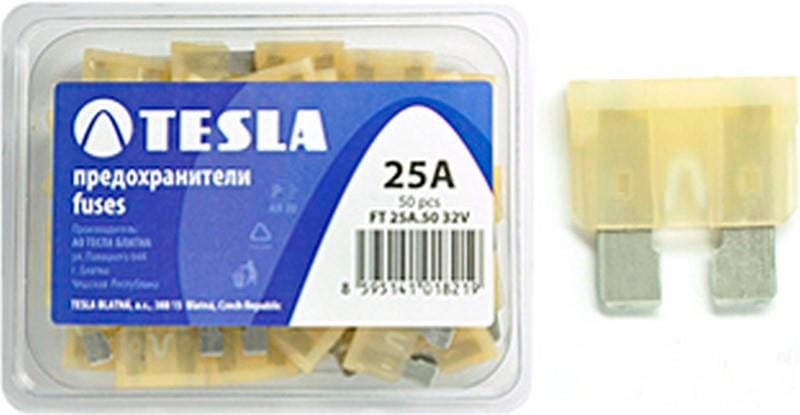 TESLA BIÇAK SİGORTA 25 A (19*19 MM)