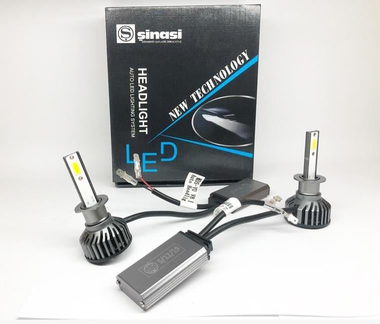 9-32V H1 DOB LED XENON FAR AMPUL SETİ V8 CANBUS 6500K 8000 LÜMEN