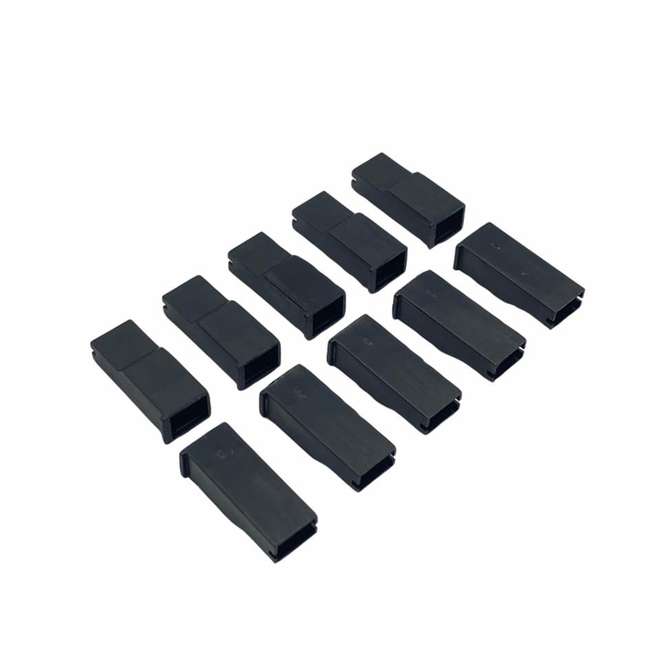 TEKLİ KONNEKTOR KİLİTLEMELİ (FİŞ KILIFI) STANDART 6.3 MM (SİYAH) (10 AD)