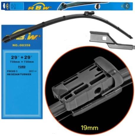 RBW SİLECEK SÜPÜRGESİ 730/730 MM AEROTWIN FORD FOCUS III > 04.2011 >