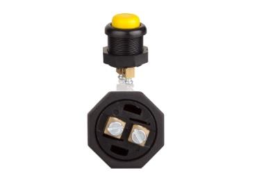 BUTON (VİDALI) (22 MM) SARI