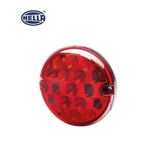 HELLA 12V-24V ARKA SİS LAMBASI KIRMIZI (17 LEDLİ) (95 MM)