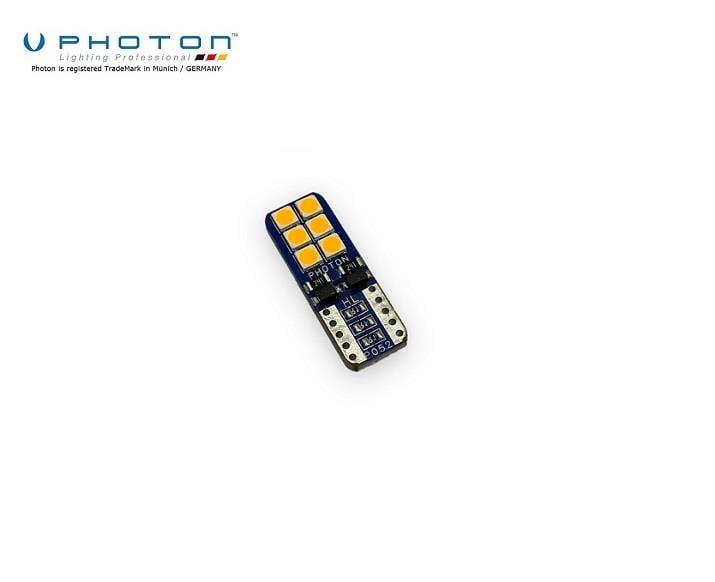 PHOTON 24V DİPSİZ AMPUL T10 12 LEDLİ SARI (1 AD)