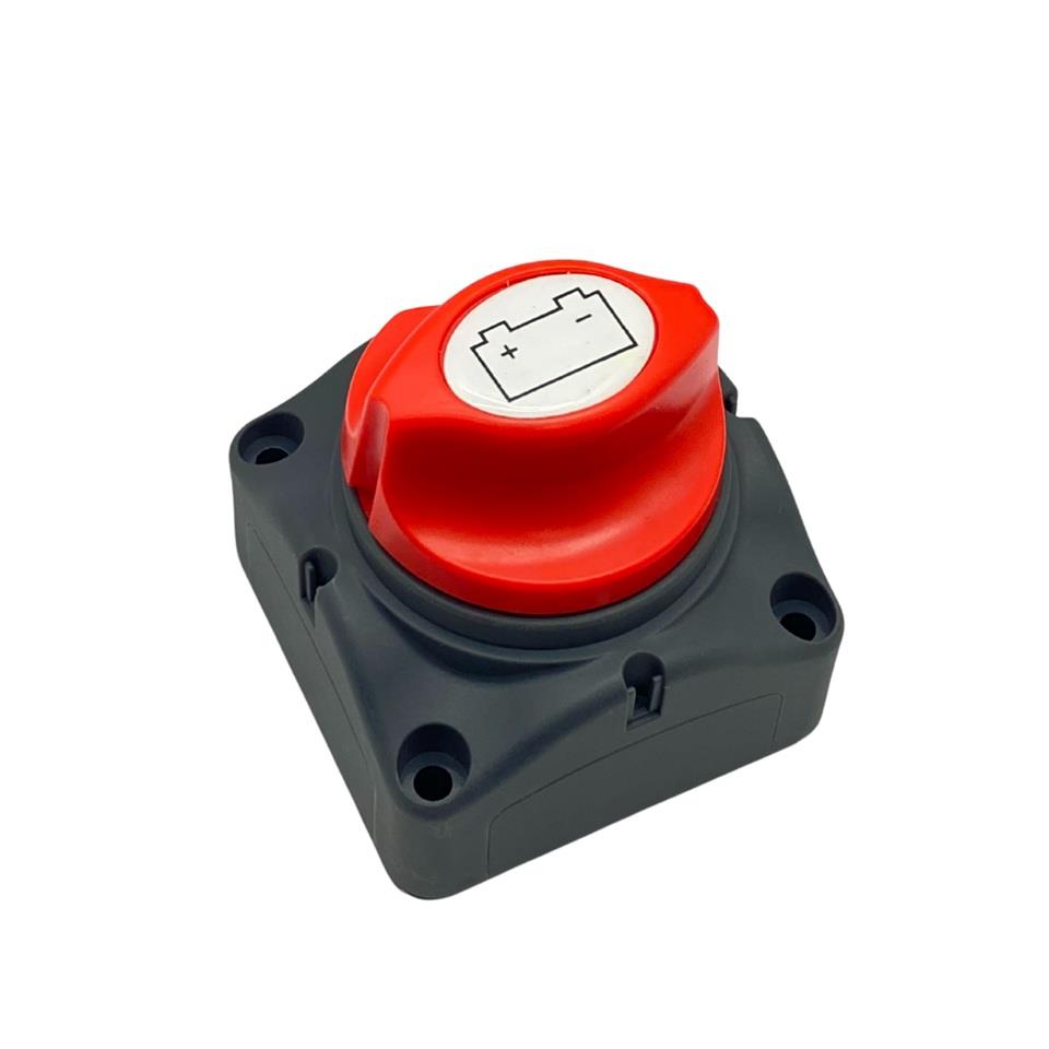 12V-50V AKÜ DEVRE KESİCİ MARİN TİPİ 200 A (ÇEVİRMELİ) (ON-OFF-OUT)