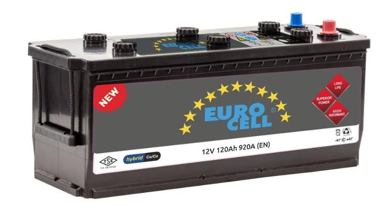 EUROCELL 12V 120 AH AKÜ 950 A (EN) (513*189*223)