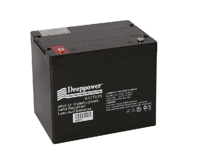 DEEPPOWER 12V 80 AH AKÜ KURU TİP (260*169*215) (NP 80-12)