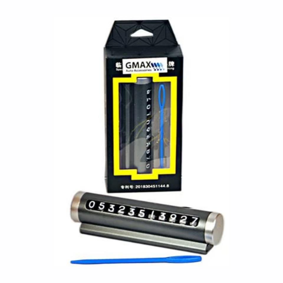 ARAÇ İÇİ TELEFON NUMARATIGI (PARK-TEL) (METALİK) GRİ