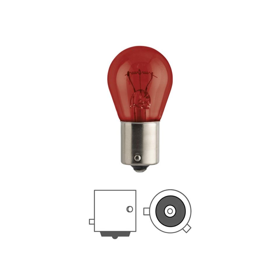 PHILIPS 12V 93 AMPUL 21W (YAKIN TIRNAK) (KIRMIZI)