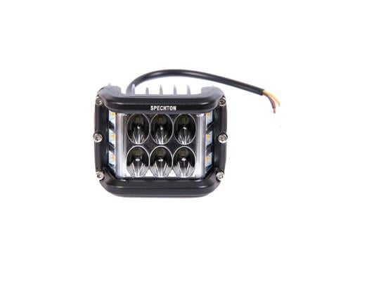 12V-30V ÇALIŞMA LAMBASI SARI ÇAKARLI FONKSİYONLU 6X3W POWER LEDLİ (99*76*76)