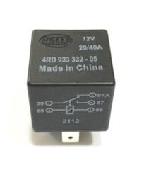 HELLA 12V RÖLE 5 UÇLU 20/40 A (ÇİFT PLATİN) (30-85-86-87-87a)