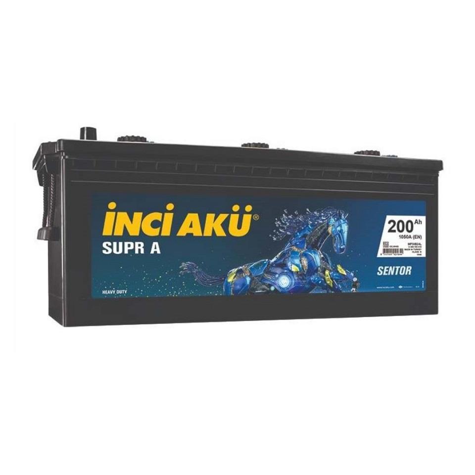 İNCİ 12V 200 AH AKÜ SUPR A SENTOR 1040 A (EN) (513*274*239)