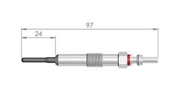 4.4V KIZDIRMA BUJİSİ DACIA-MERCEDES-NISSAN-RENAULT 1.5 DCI (ET.1 GERMANY) 