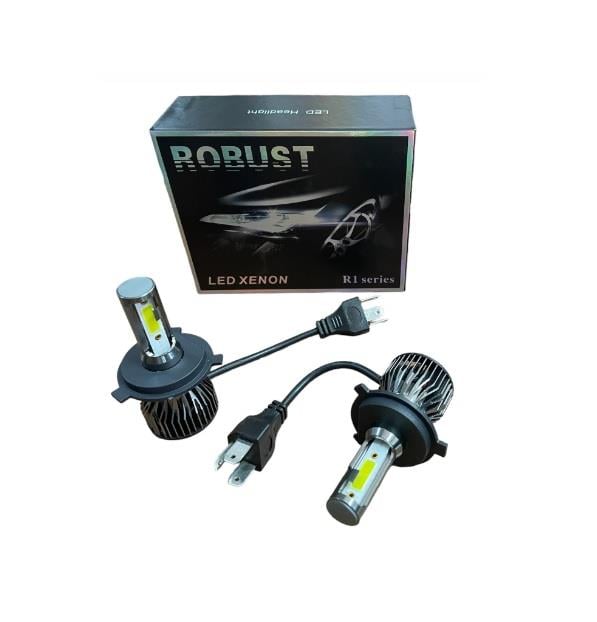 9V-32V H4 DOB LED XENON FAR AMPUL SETİ 48W 6500K 10000 LÜMEN