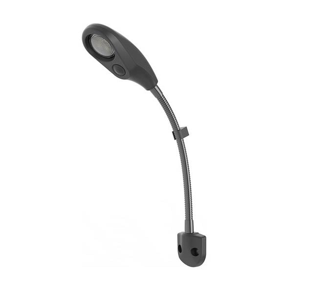 12V-24V HARİTA OKUMA LAMBASI LEDLİ (KUĞU BOYNU) (ON-OFF BUTONLU)