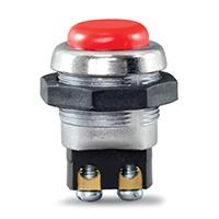 BUTON METAL (VİDALI) (22 MM) KIRMIZI
