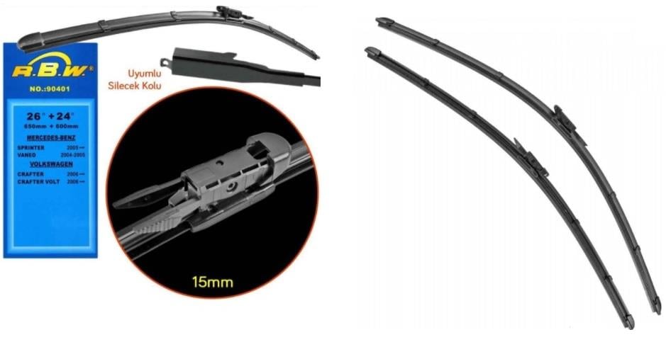 SİLECEK SÜPÜRGESİ 650/600 MM AEROTWIN  AUDI Q7/MERCEDES SPRINTER/ VW CRAFTER