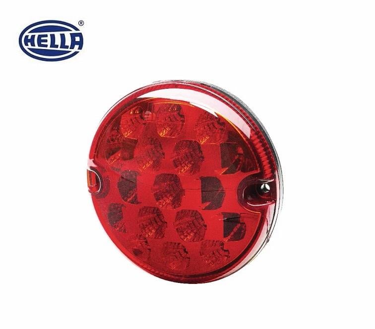HELLA 12V-24V STOP LAMBASI (PARK-FREN) 17 LEDLİ KIRMIZI (95 MM)