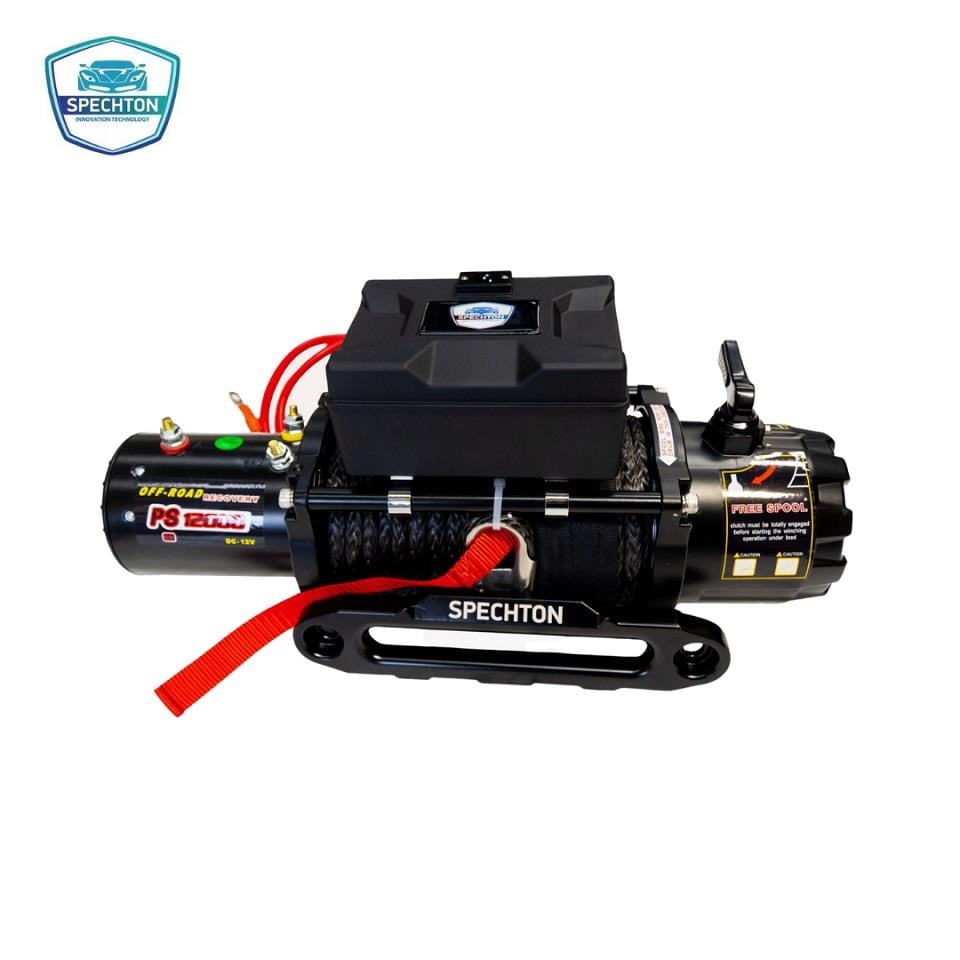 12V ELEKTRİKLİ VİNÇ ÇEKİCİ 3.7 KW (SENTETİK HALAT) (5500 KG)