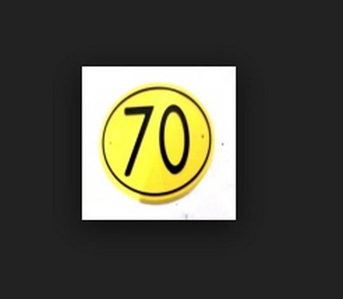 70 NO PLASTİK LEVHA (SARI)