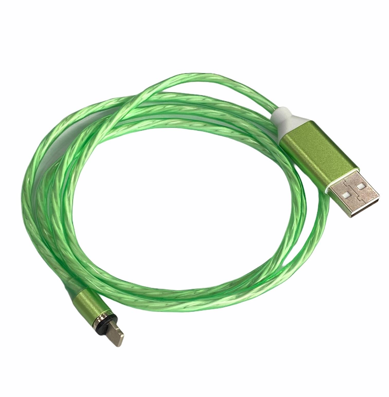 TELEFON ŞARJ KABLOSU IPHONE (MIKNATISLI) (IŞIKLI)